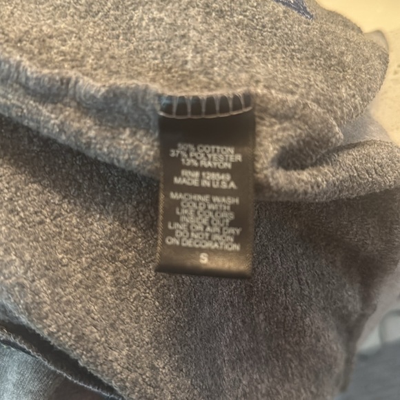 Aviator Nation Heather Grey Lightening Bolt Hoodie.  Sz Small - Picture 13 of 14